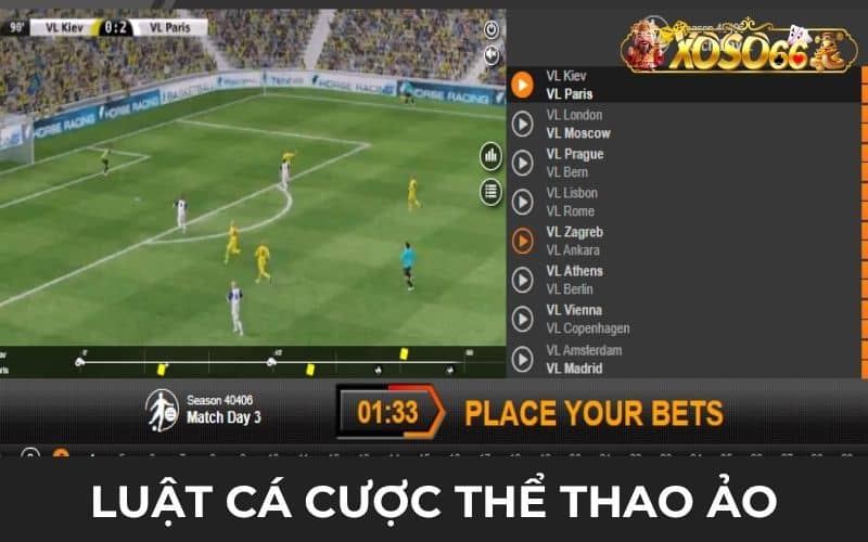 Luật chơi cá cược thể thao ảo